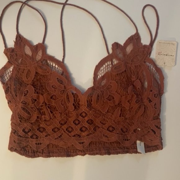 NWT M Free People Intimately FP Adella Longline Bralette - Picture 6 of 6